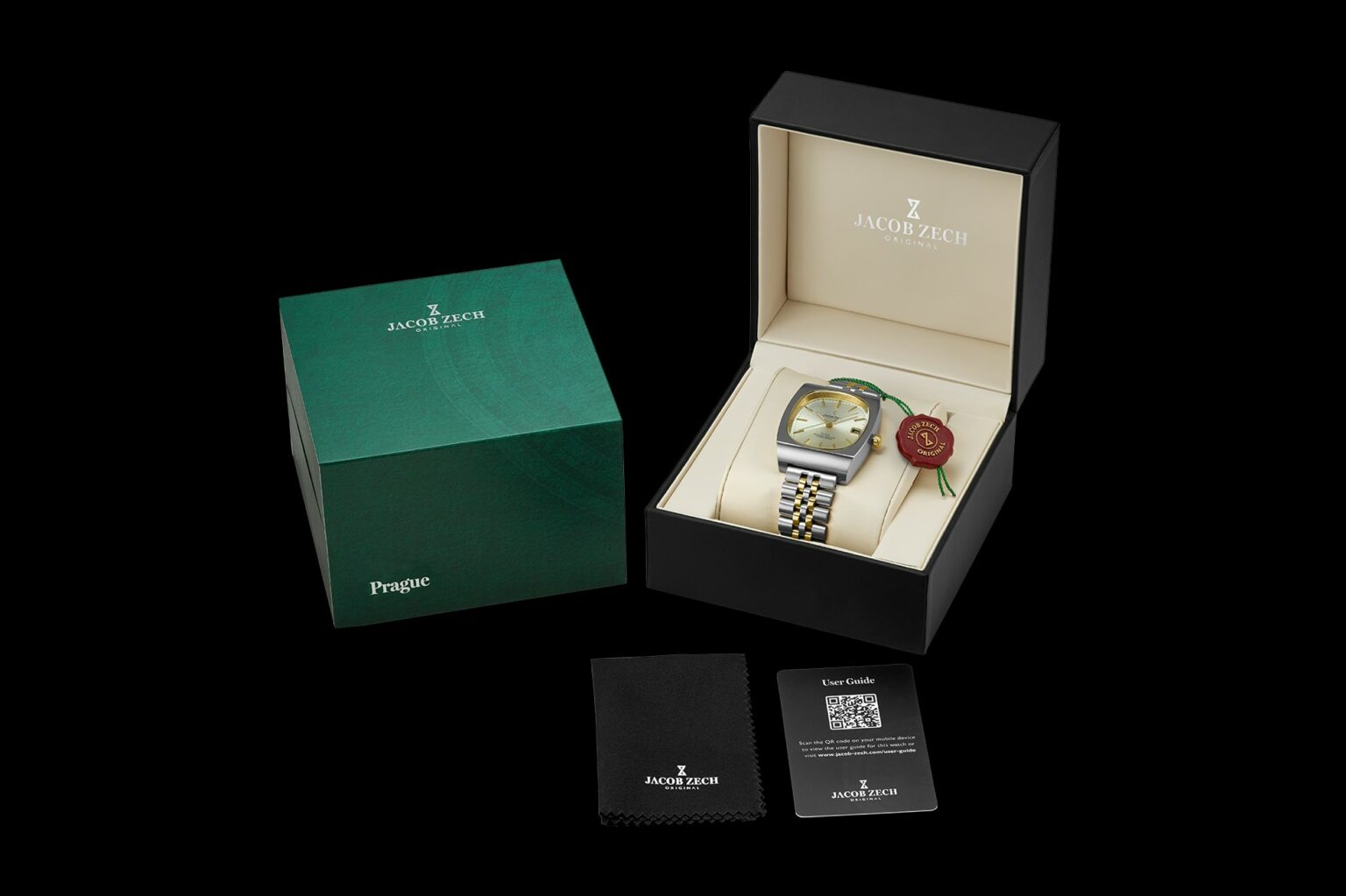 Jacob Zech Prague Z1.1525.002 Luxe horloge