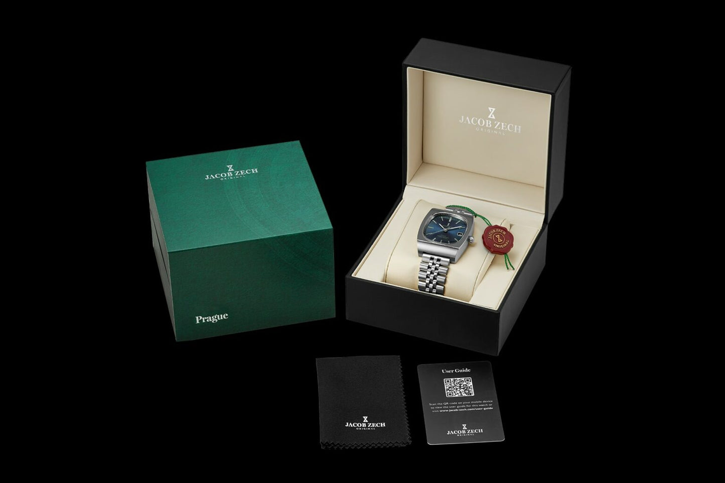 Jacob Zech Prague Z1.1525.003 Luxe horloge